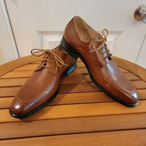 Franco Vanucci Men's Lace Up Oxford Dress Shoes Size 11‎
